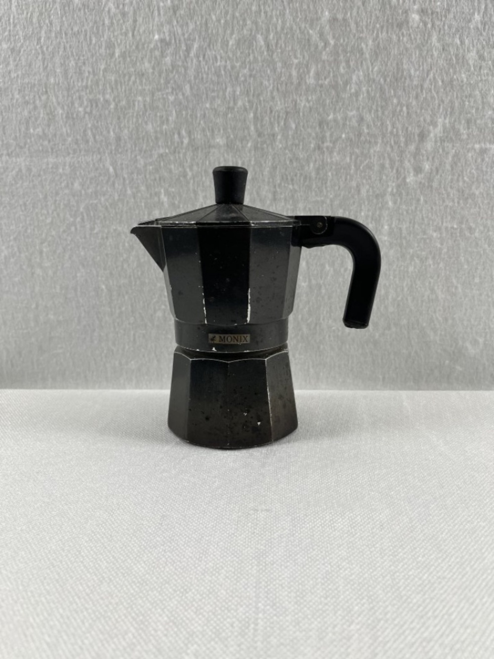 VTG Monix Vitro Noir Aluminum Moka Pot Classic Expresso Italian Style Coffee